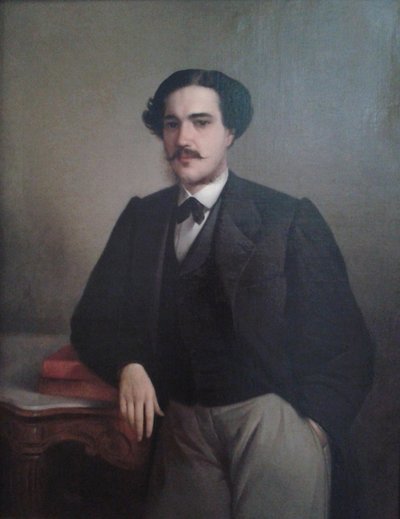 Portrait of Luis Antonio Alves de Carvalho by Agostinho Jose da Mota